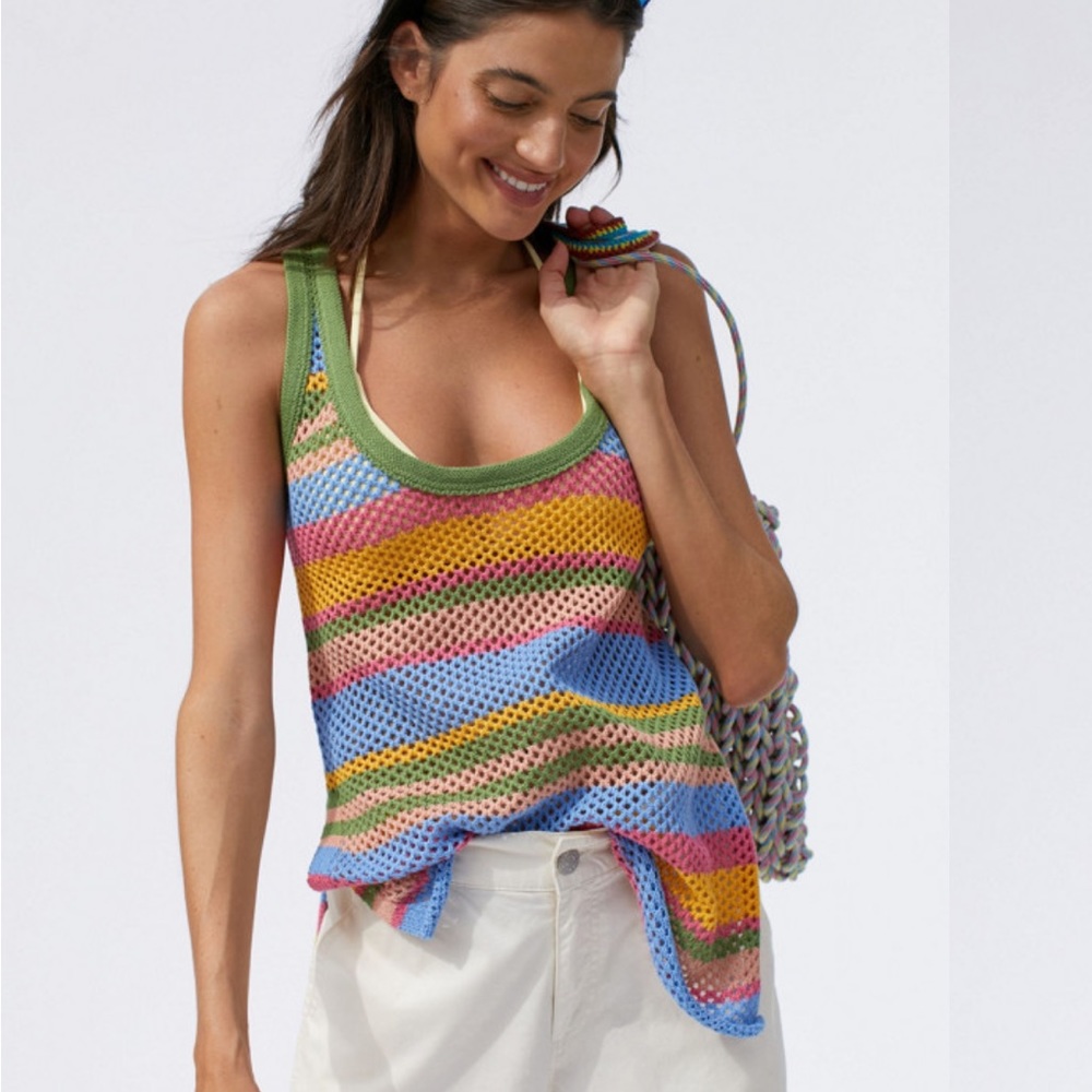 BDG stripped knit tank top XS